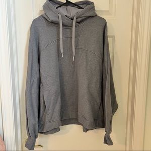 Lululemon oversized hoodie sweatshirt grey size large / extra large